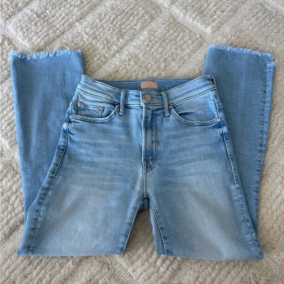MOTHER Denim Insider Crop Step Fray, sz 25 - Picture 3 of 6
